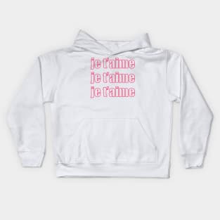 Je t’aime Kids Hoodie